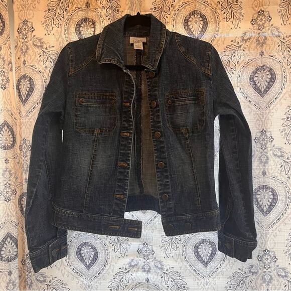 Ann Taylor‎ Denim Jacket Size 6 - Picture 1 of 7